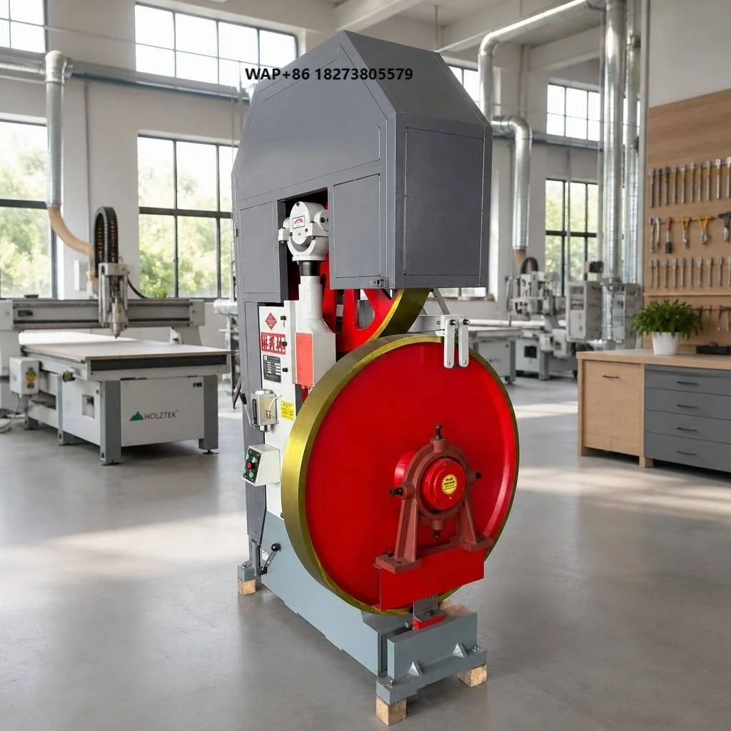 CE certificate machinery sawmill timber bandsaw cutting horizontal woodworking machine wood Automatic vertical band saw