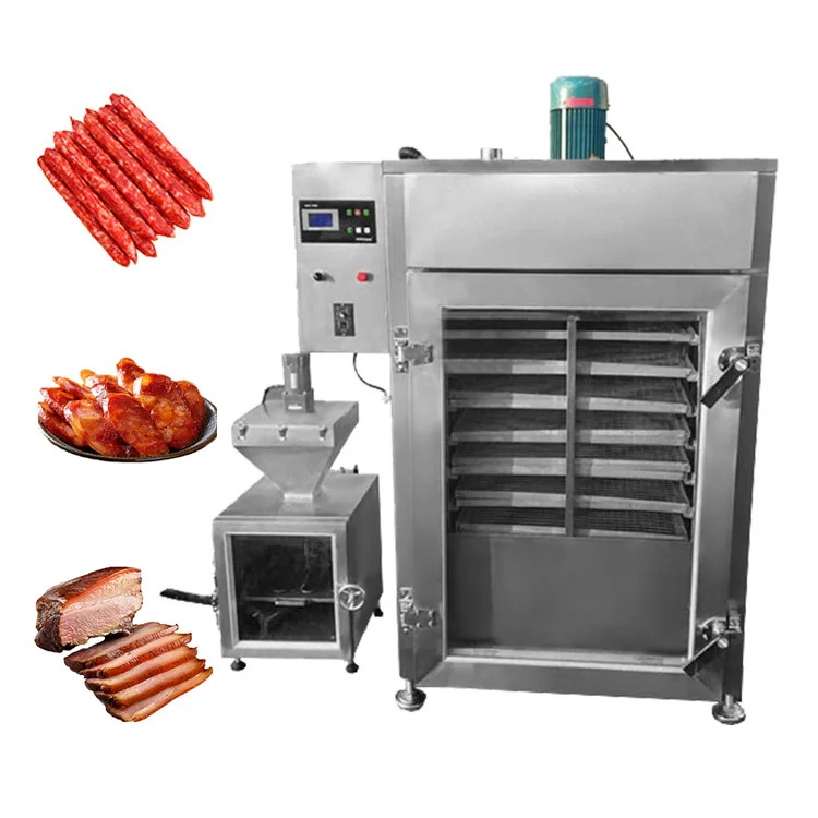 Para ahumador Vertical de comida de salmón, máquina para fumar carne, precio de fábrica