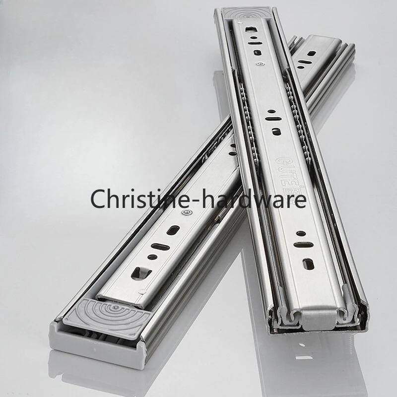 Track, Slide, Three Rail Drawer, Guide, Ffurniture Hardware Fittings