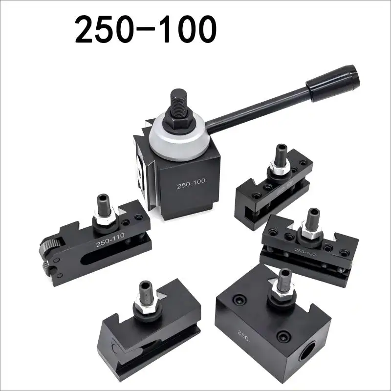 High Precision USA Style Quick Change Tool Posts for Cast Iron Lathe Swing 6"-12" Models 250-111/250-100