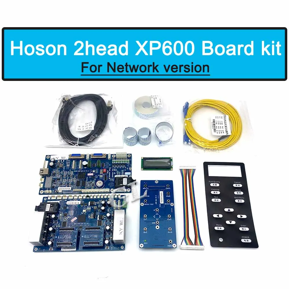 KYJET Double head Hoson Board for Epso XP600 head board kit for ECO Solvent/water base printer Network version