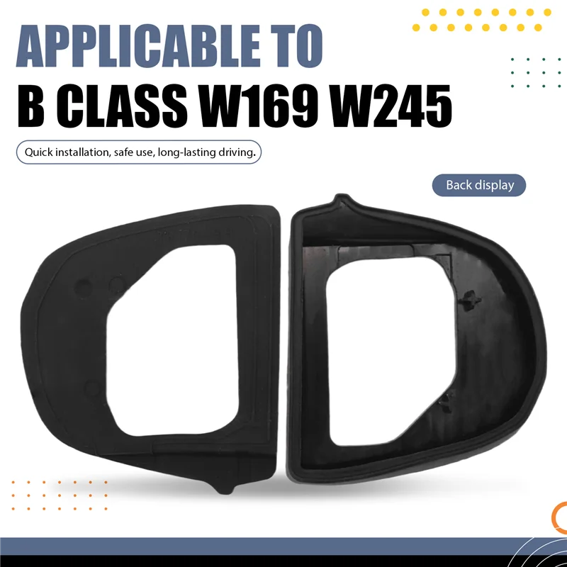 A02Q-حشية مطاطية للمرآة الخارجية Formercedes Fora Forb Class W169 W245 وسادة مطاطية لمرآة الرؤية الخلفية