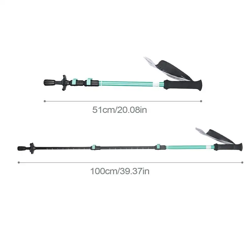 Kids Trekking Stick Lightweight Telescopic Kids Walking Stick EVA Grips Adjustable Aluminum Alloy Hiking Sticks for Boys Girls view 6