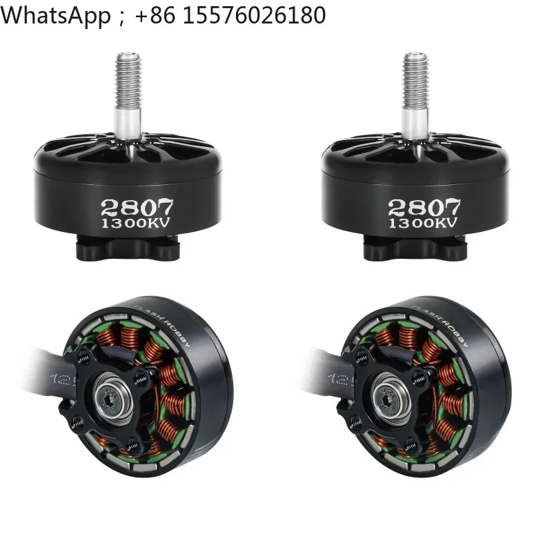4PCS 2807 1300KV Brushless Motor 6S Lipo High Torque Motor for 7 Inch FPV Freestyle Long Range LR7 RC Drone Quadcopter