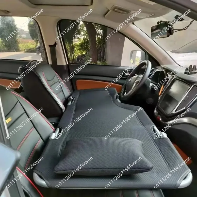 Car folding bed, front row travel sleeping mat, SUV, sedan, truck, sleeping mat, universal non inflatable car interior