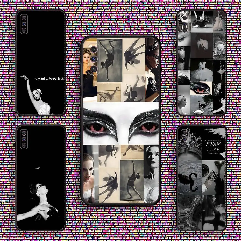 

I Want To Be Perfect Black S-Swan Phone Case For Samsung S 25,24,23,22,30,21,10,9,Ultra,Plus,Lite,FE,4,5 G Black Soft Case