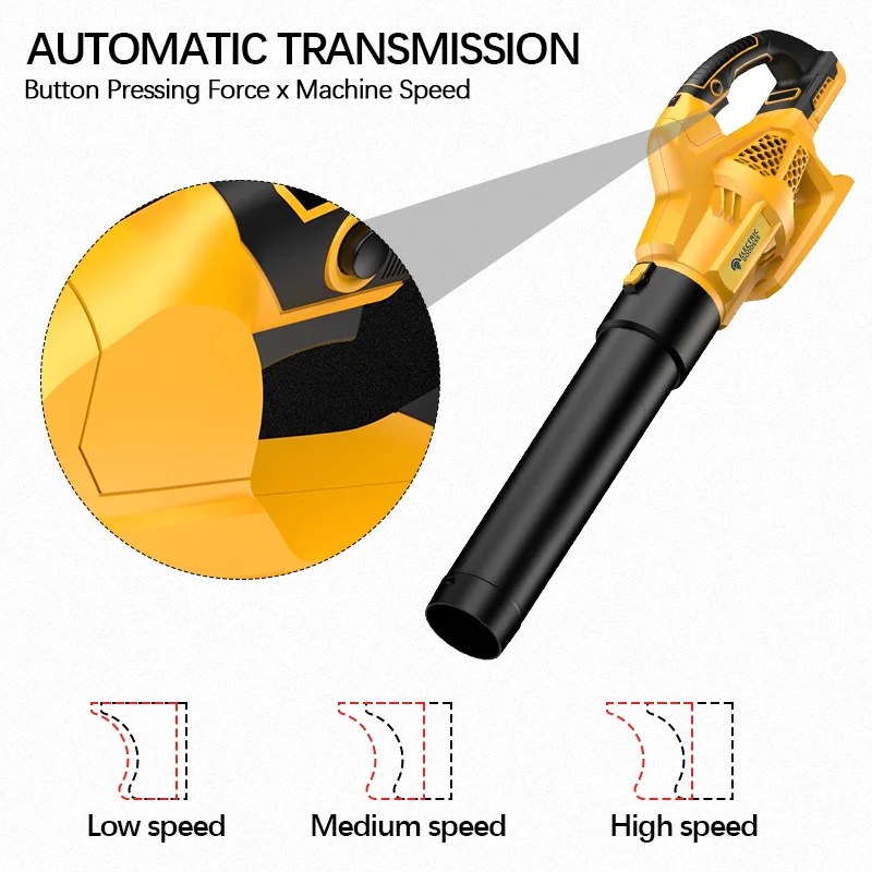 EG 32000 دورة في الدقيقة حديقة أداة 6 التروس اللاسلكي الكهربائية عالية الطاقة منفاخ الهواء المحمولة ورقة منفاخ الثلج الأنظف لبطارية ديوالت 20 فولت #4