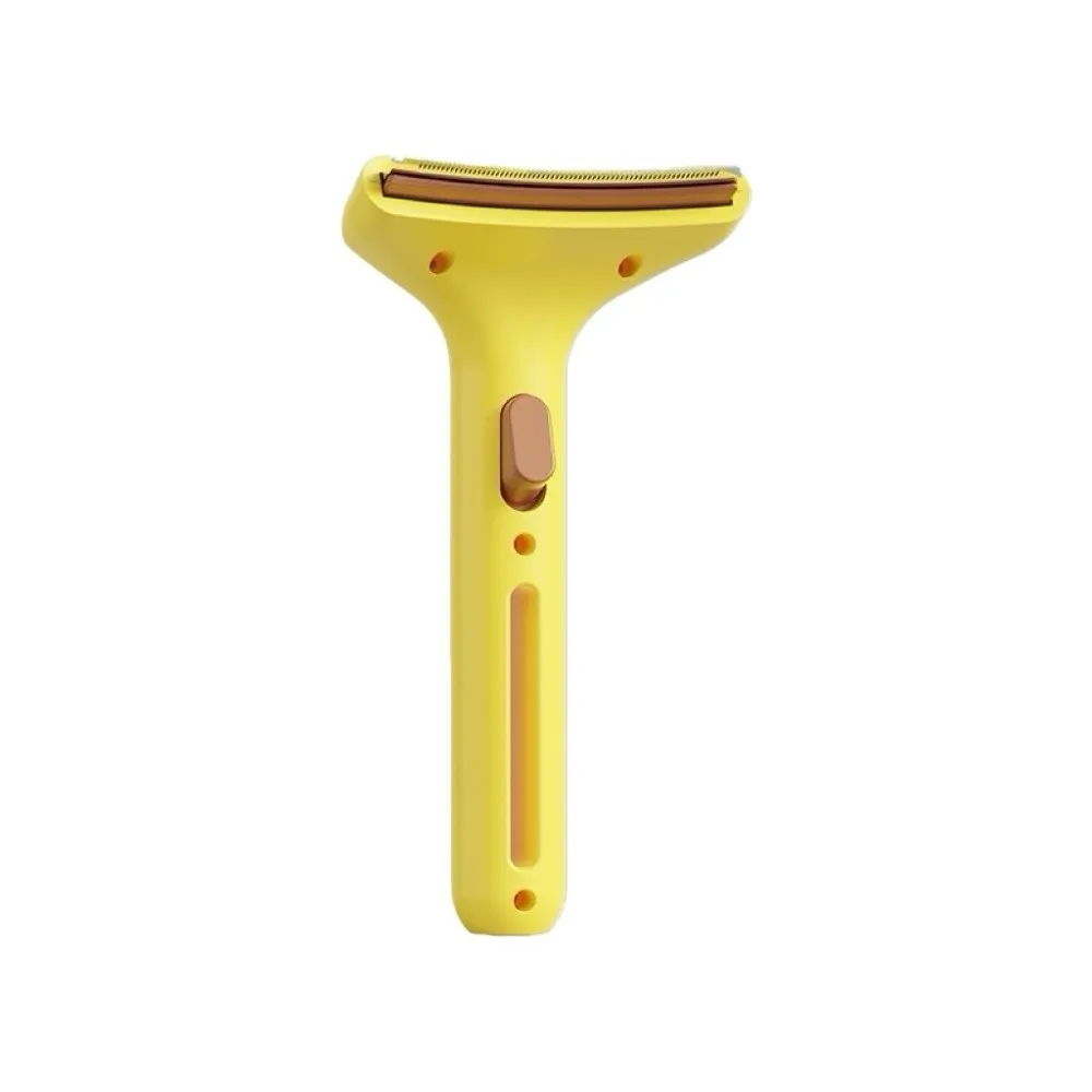Stainless Steel Pet Dematting Comb Anti-tangle 1mm Fine Tooth Pet Hair Thinning Brush Professional Comfortable Grip
