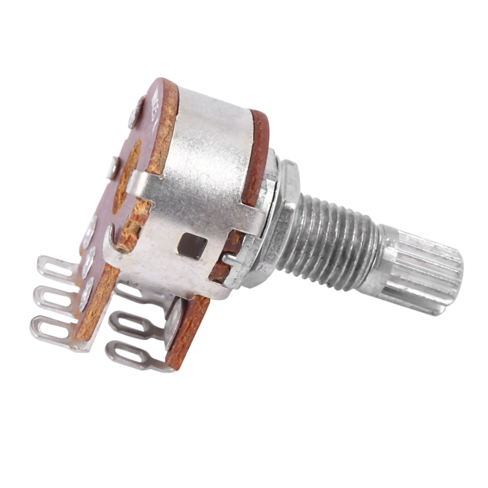 3ชิ้นกีตาร์เบสก้านพิมพ์สองด้านสมดุลอะไหล่ลูกบิดกีตาร์หม้อควบคุมโพเทนชิโอมิเตอร์สวิตช์ MN25K