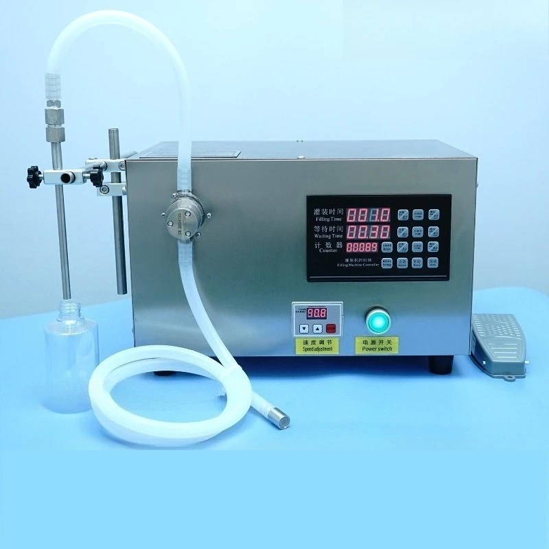 

Semi-Automatic Liquid Filling Machine Filler for Baijiu and Edible Oil Small Magnetic Pump Filling Machine