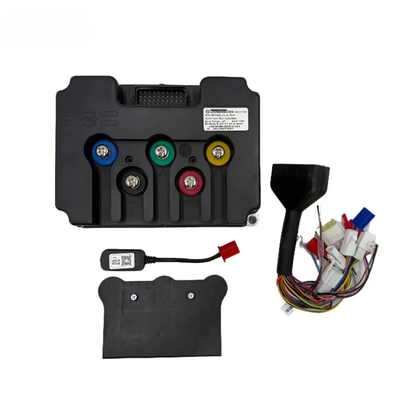 FarDriver ND72890 V2 450A Peak 890A 6KW-8KW Hall BLDC Motor Controller with N7 N1S ONE-Line Speedometer Display T08 Throttle