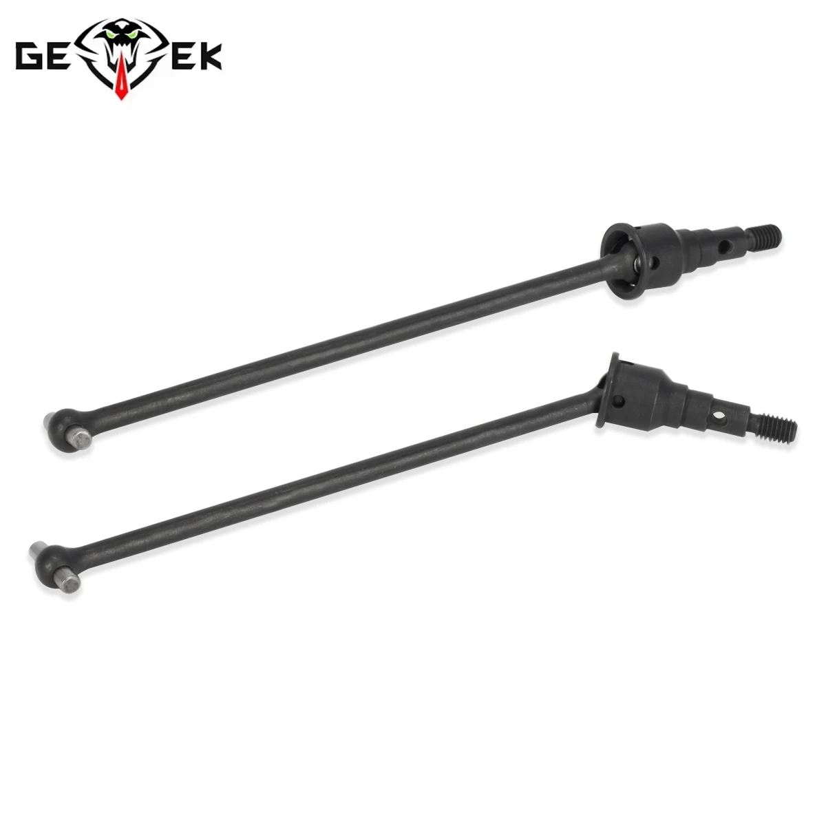 2Pcs Hard Steel Front Rear CVD Drive Shafts for 1/10 RC Crawler Car LOSI Lasernut U4 4WD Upgrades Parts Accessories