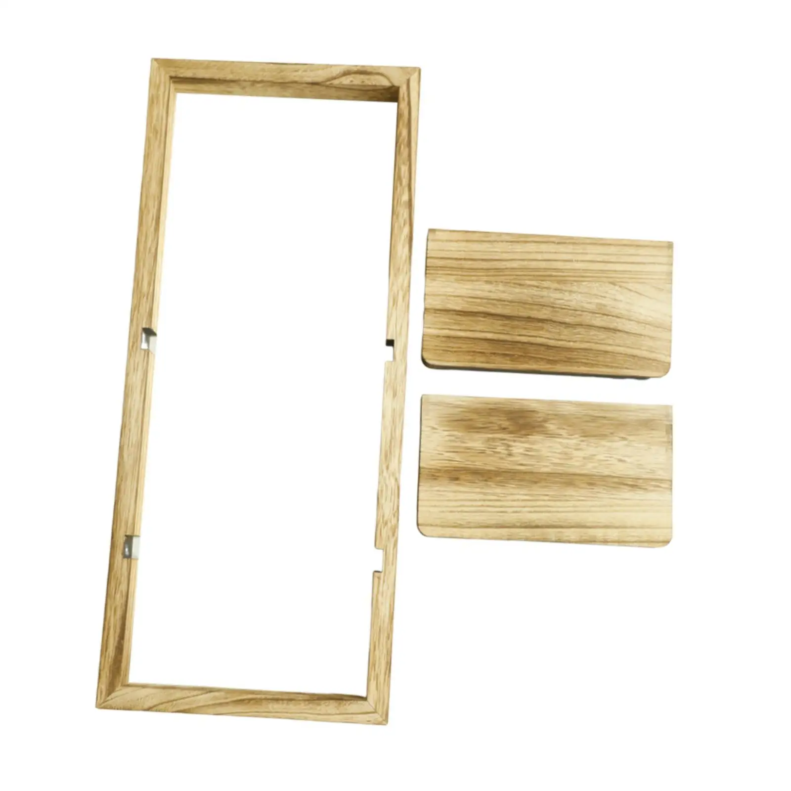 Wooden Wall Shelf Minimalist Solid Wood Storage Rack Interior Display Furniture for Bedroom Living Room Kitchen Office