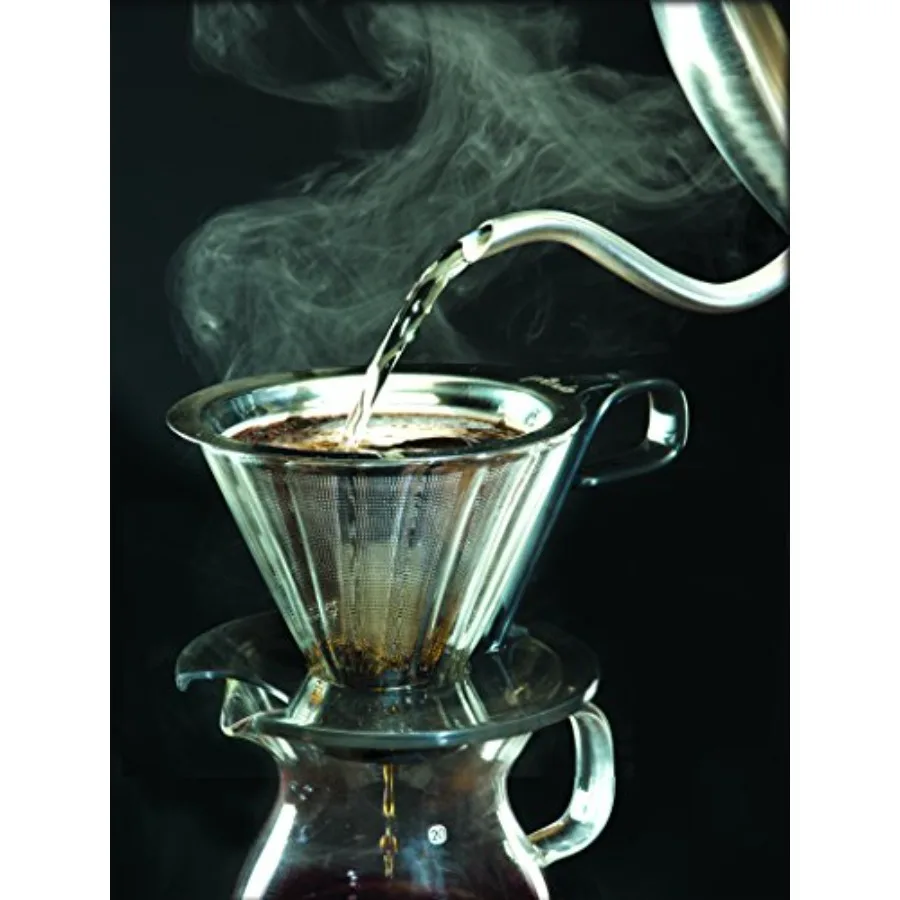 Precision Pour Over Kettle with Stainless Steel Construction for Coffee Brewing Enthusiasts 1.06 Qt Capacity Ensures Consistent