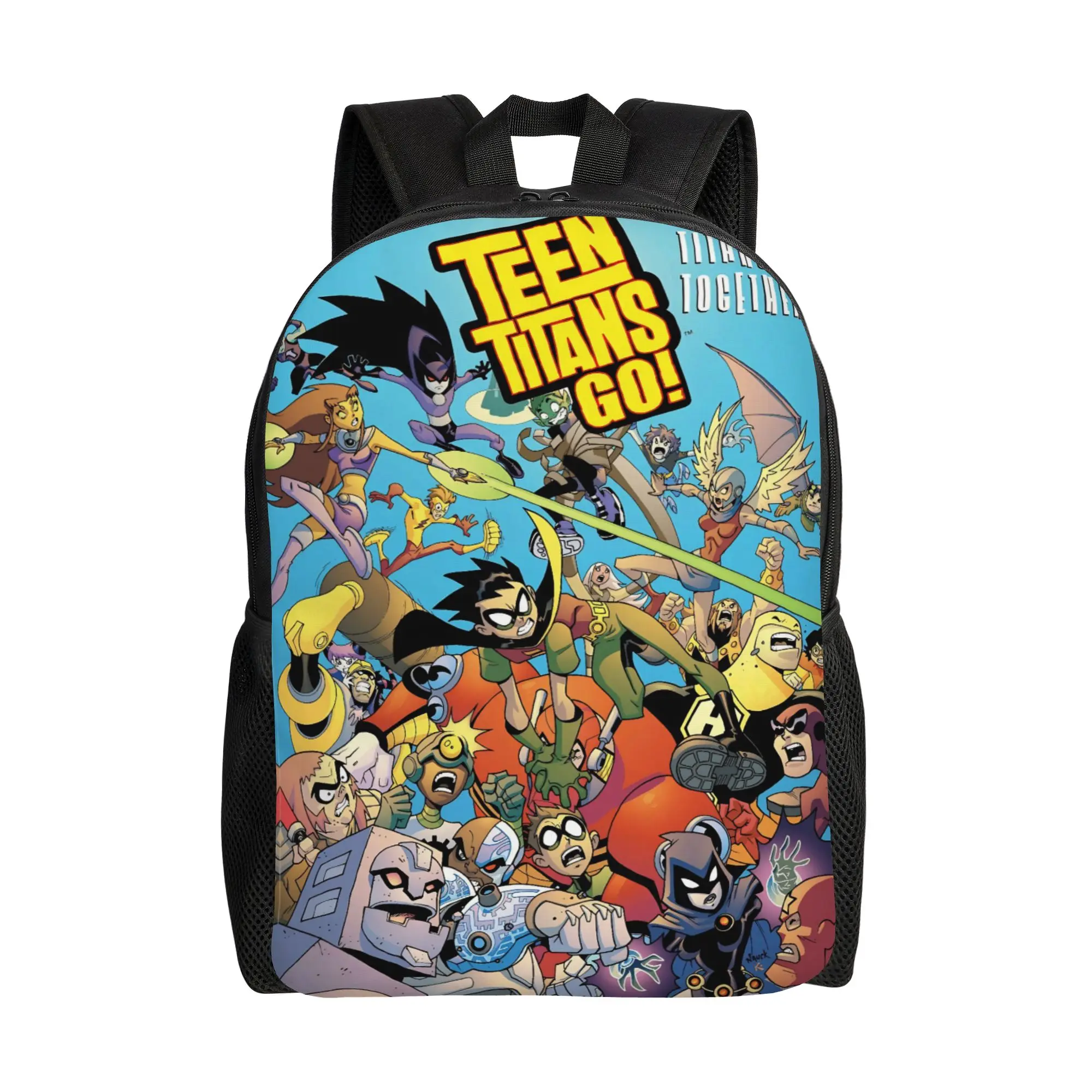 

Teens Titans Go Beast Boy Kid Backpack for Kids Boys Girls Backpacks Cute Kindergarten Child School Bag