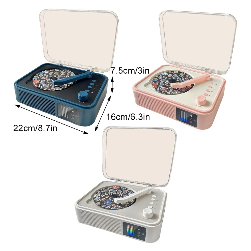 Retro CD Player Album Player Retro Fever Sound Quality CD Disc Charging All-in-One Bluetooth Audio Gift view 6