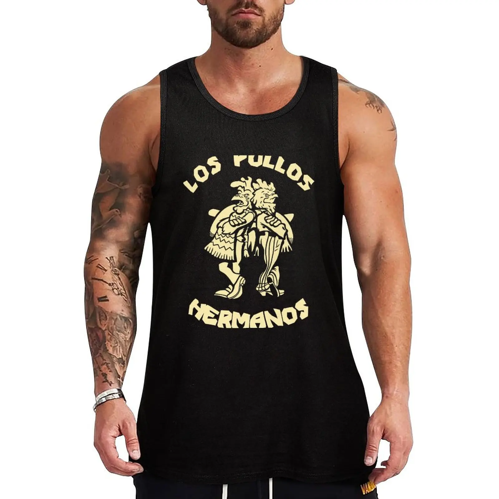 

Los Pollos Hermanos (38) Tank Top Short sleeve Men's sleeveless t-shirt Sleeveless top sleeveless