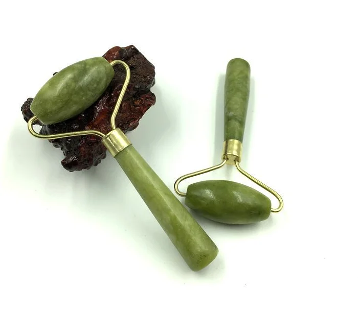 Natural Jade Massage Roller Guasha Board SPA Scraper Stone Facial Anti-wrinkle Treatment Body Facial Massager Health Care Tools