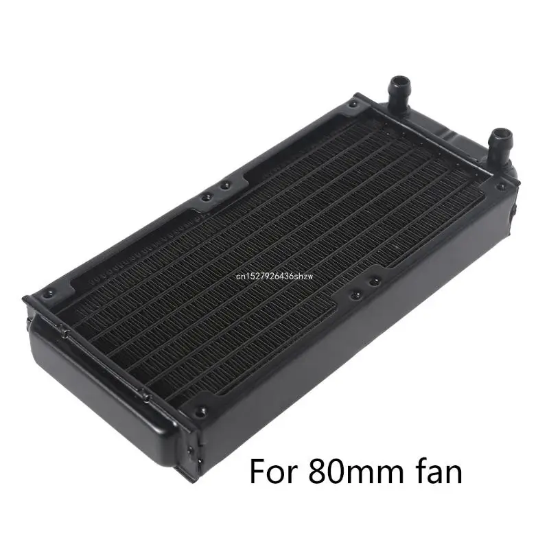 Aluminum Radiator 10 Pipes Aluminum Heat Exchanger Liquid Cooling Heat Sink Dropship