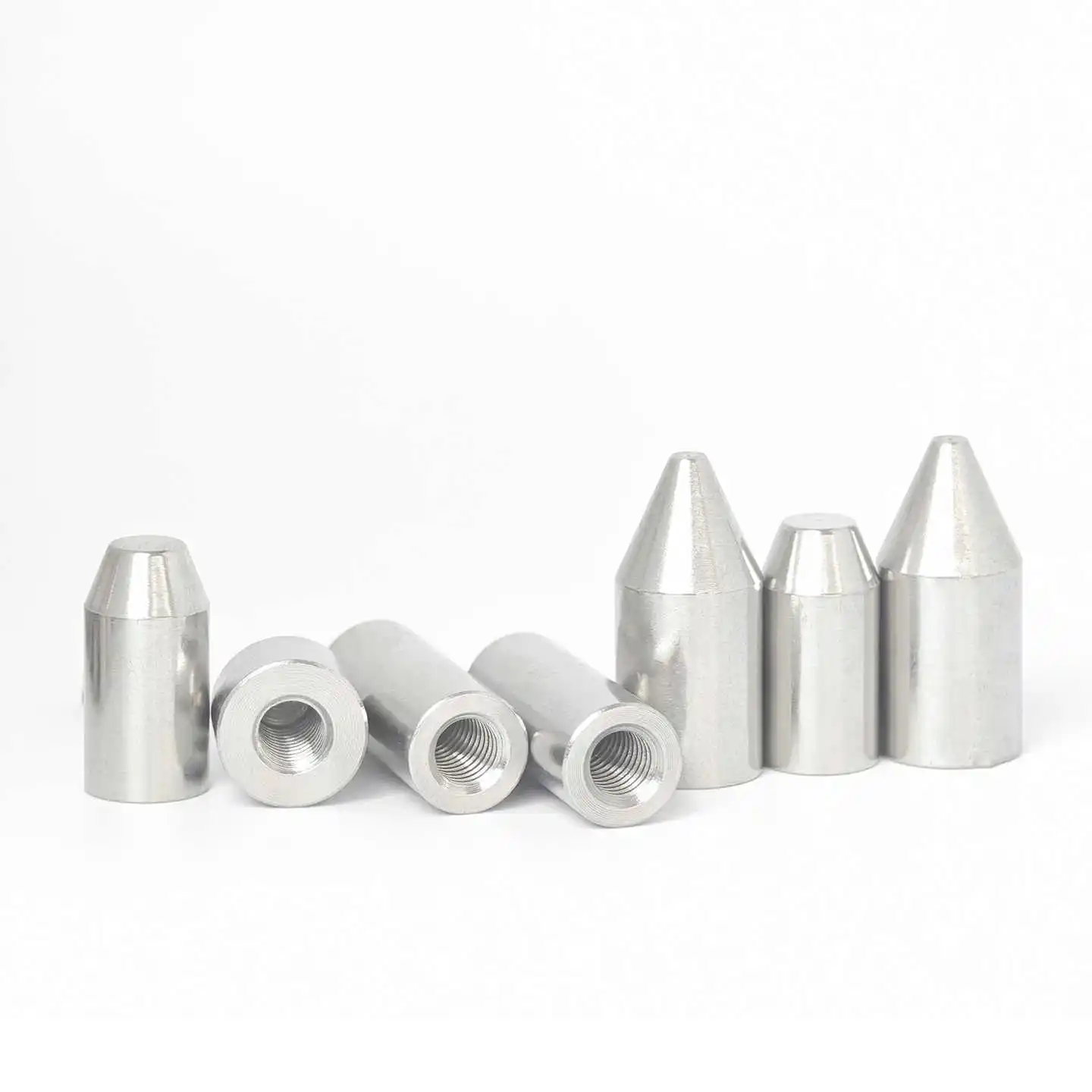 2Pcs Conical Internal Thread Pin M3 M4 M5 M6 Chamfered Internal Thread Column Cone Head Internal Thread Guide Column