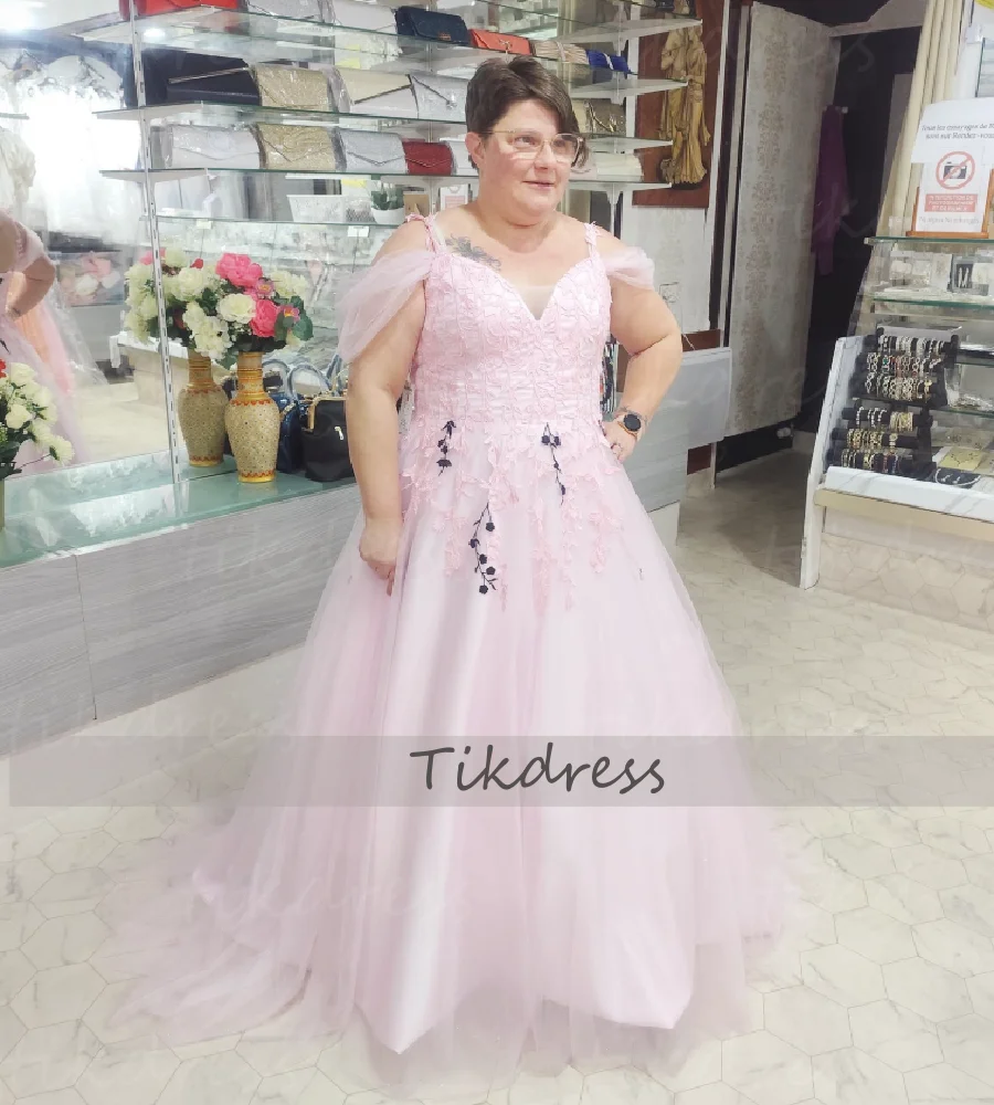 

Fairy Pink Gothic Wedding Dress With Black Corest A Line Tulle Plus Size Country Bridal Dress Boho Garden Bride Dress Customized