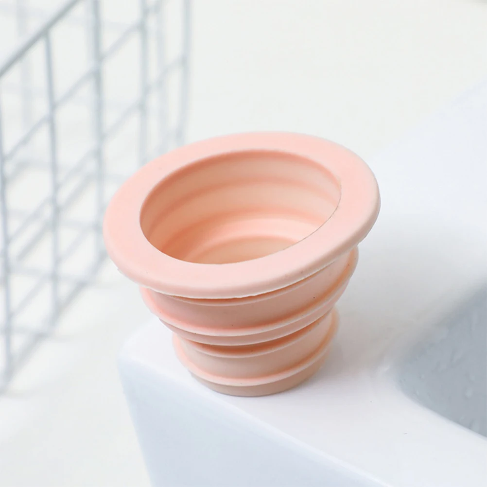 

12Pcs Telescopic Sink Sealing Ring Silicone Drain Cover Pad Odor Proof for Kitchen Bathroom Sinks Laundry Workshop Garbage