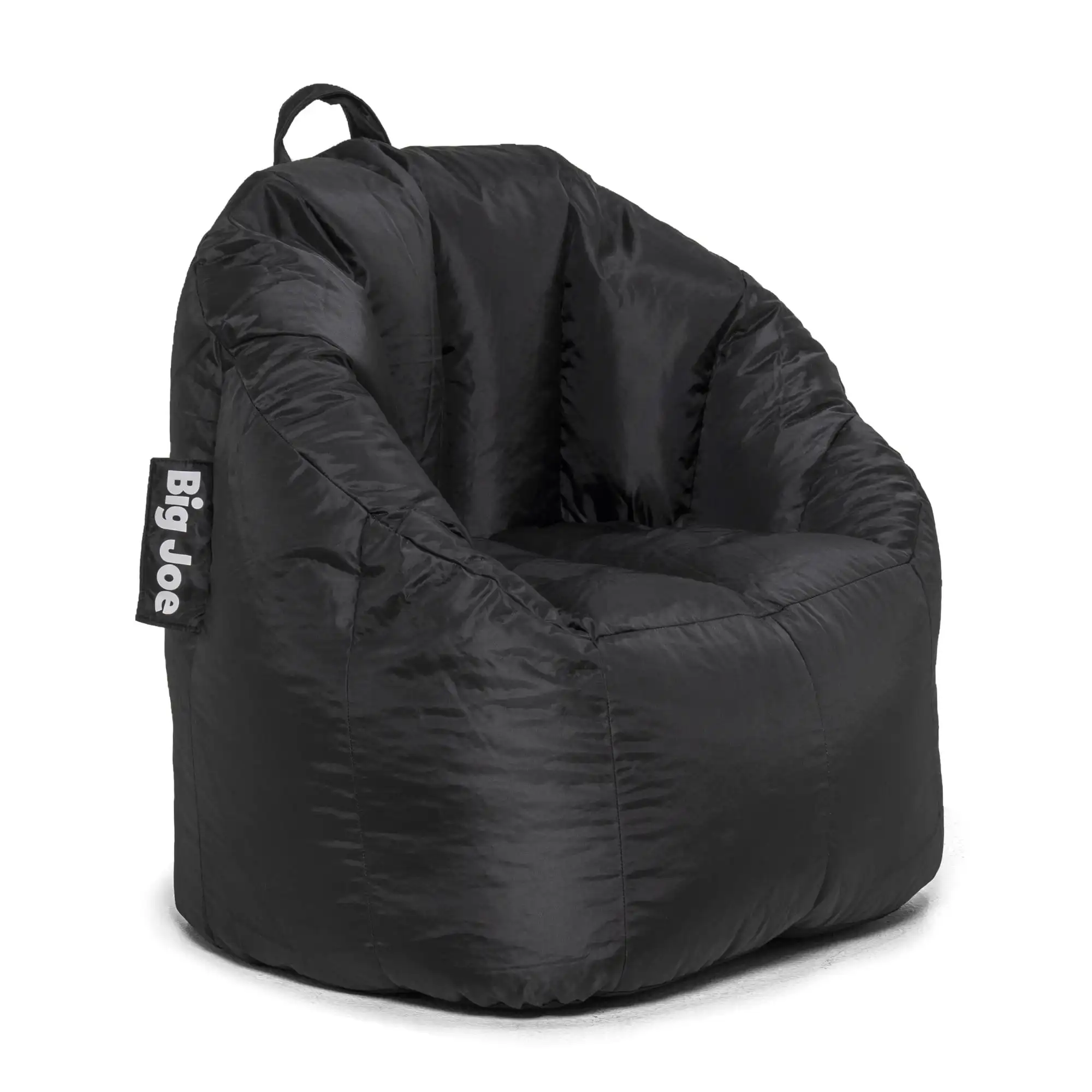 Bean Bag Chair,  Kids/Teens, 2.5ft, Black