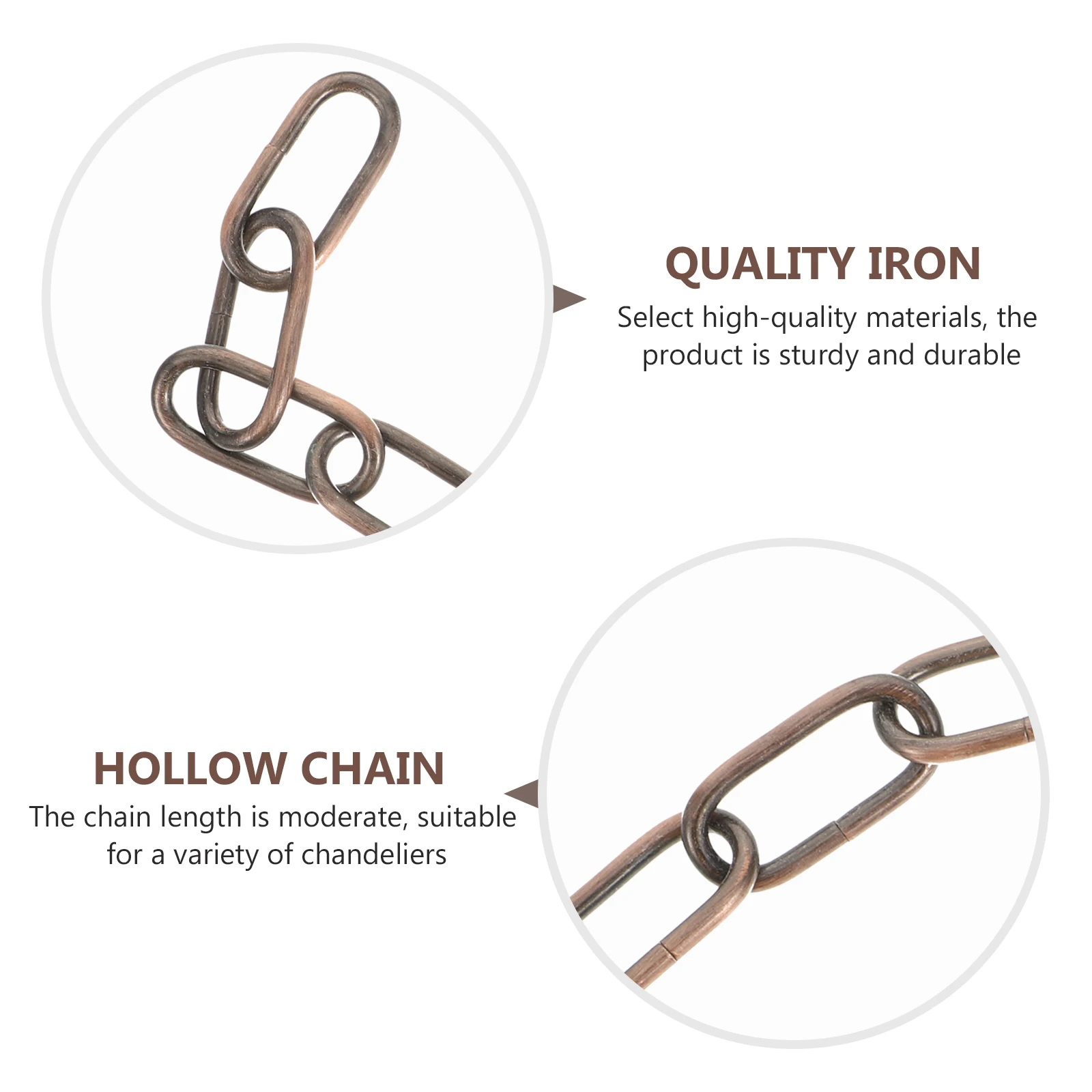 

Chain Lamp Accessories Light Accessory Fixture The Lanyard Metal Hanging Wrought Iron for Chandelier