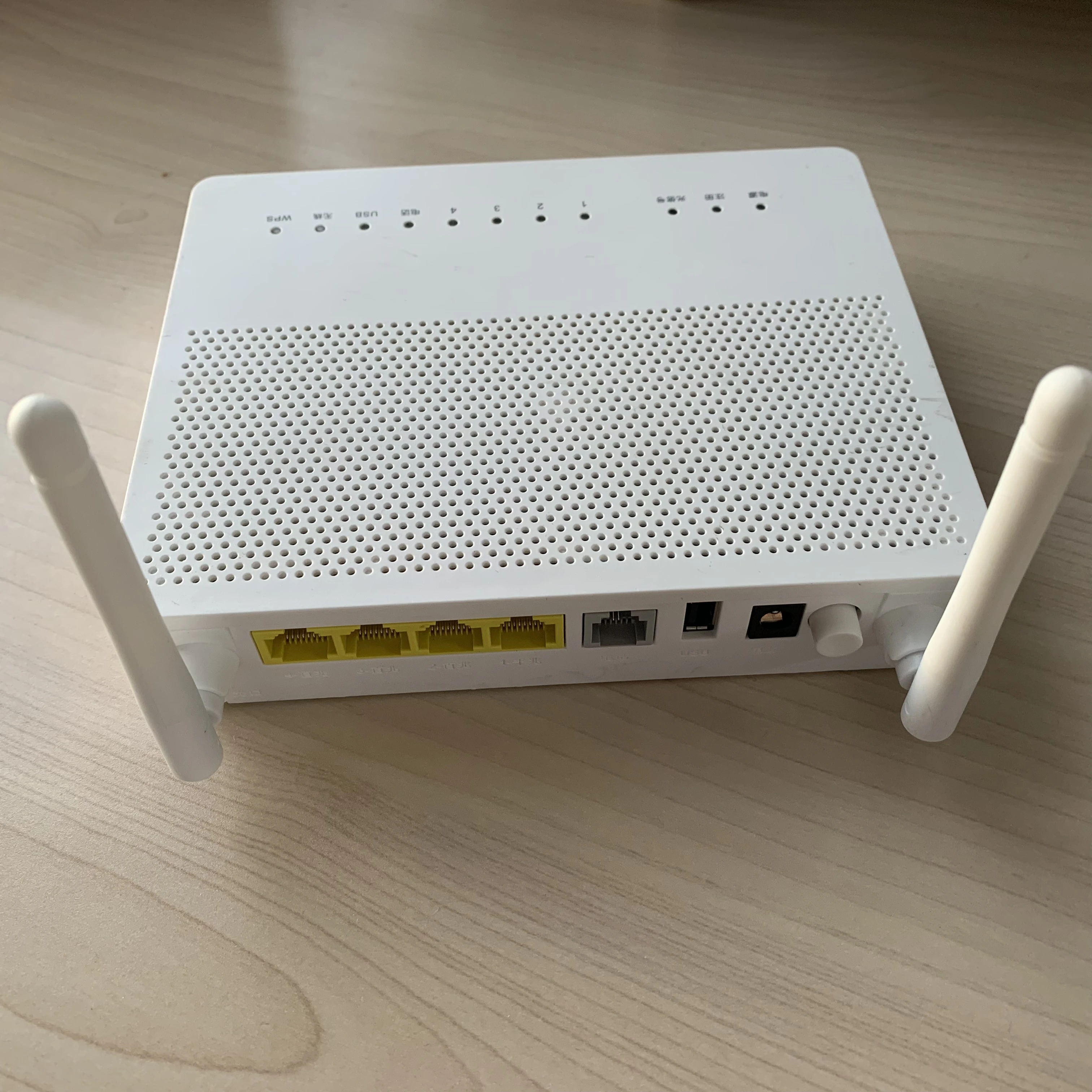 Imagem -03 - Xpon Onu Inglês Firmware H1s3 Ont 1ge 3fe Lan 2.4g Wifi Ftth Gpon Modem sem Adaptador Segunda Mão sob 50 Pcs