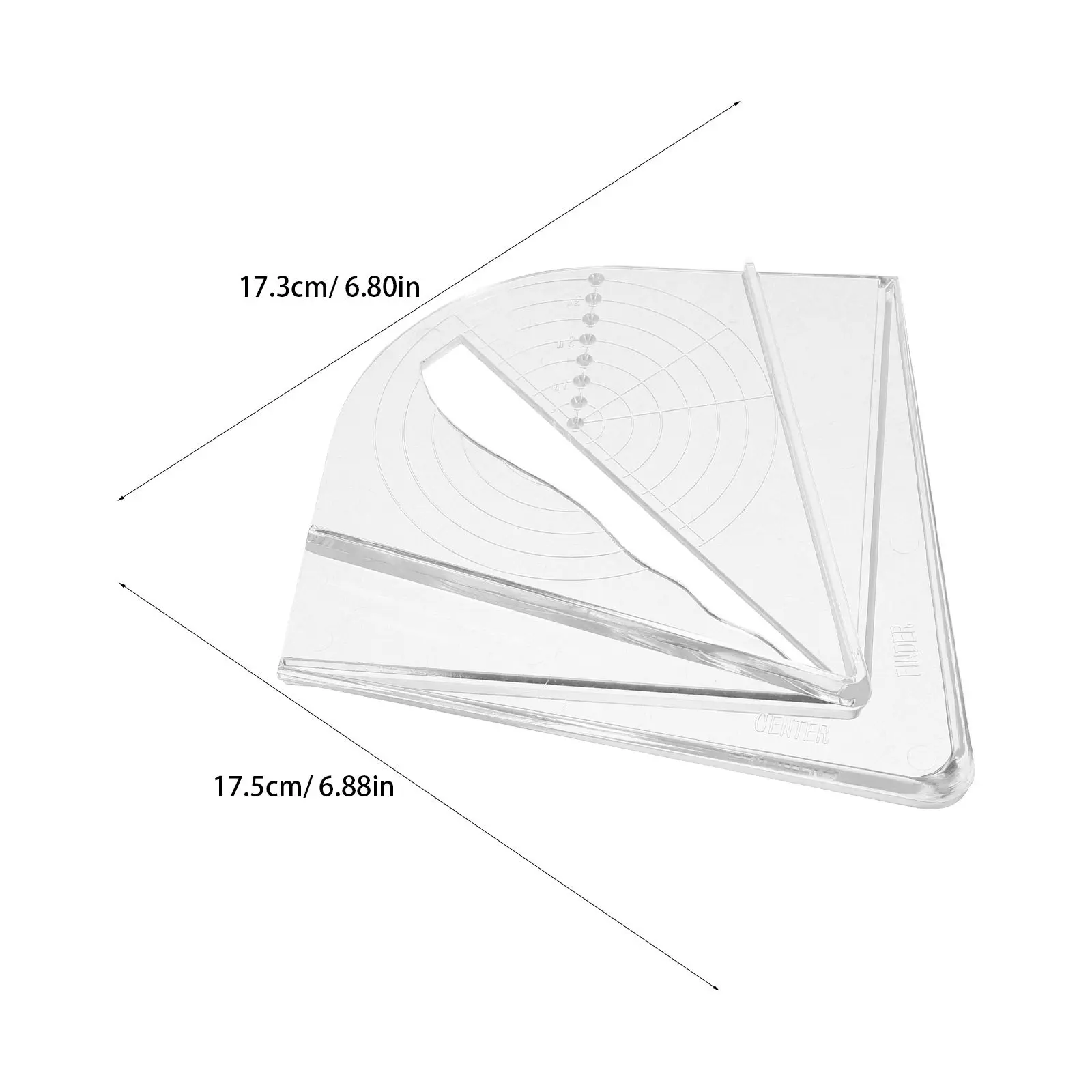 Clear Acrylic Center Scribe Ga - огляд і ціна Workshop Marking Tools