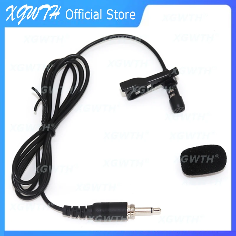 

Professional Lavalier Lapel Microphone Unidirectional Condenser Mic for Wireless Radio Mics System Beltpack 3.5mm External Lock