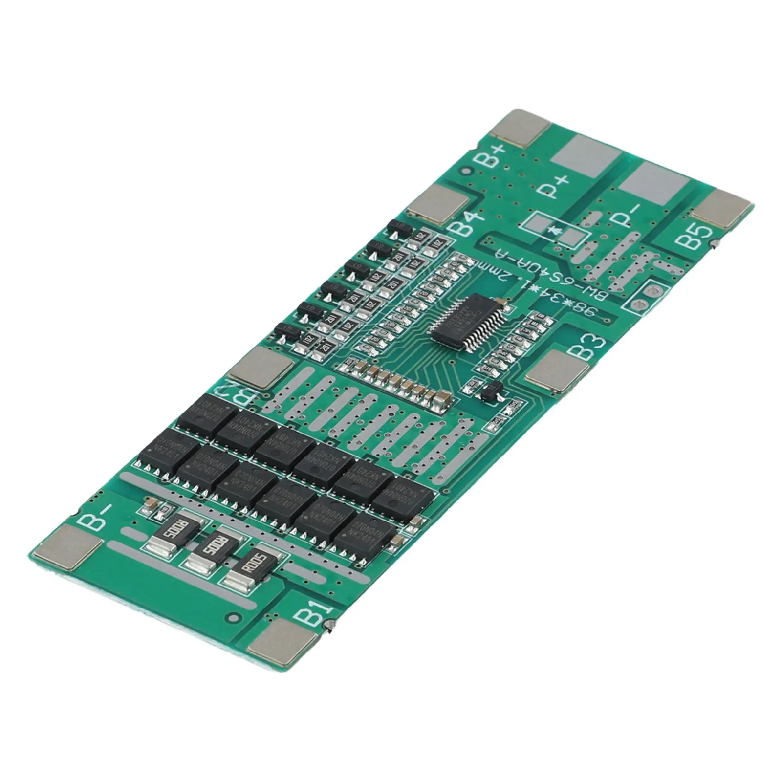 

40A 6S Lithium Battery Protection Board for Solar Applications Includes Overcurrent and Short Circuit Protection
