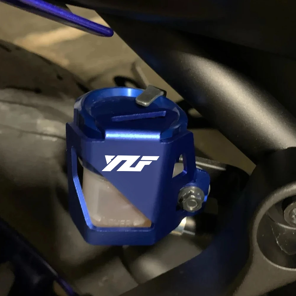 For YAMAHA YZF-R3 YZFR3 R25 YZF-R25 YZF-R1/R3/R6/R15/R25 YZF R1 Motorcycle Rear Brake Fluid Reservoir Cap Cover Guard Protector