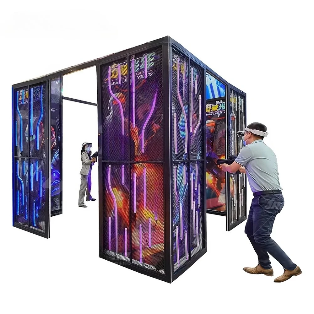 Newest Arrival High Technology Rob ot Simulator MR Headset Mixed Reality Game Gu n Shooting Machine