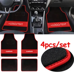 Car Floor Mats Universal Custom picture 4pcs Auto Carpet Interior Accessories Car Mats