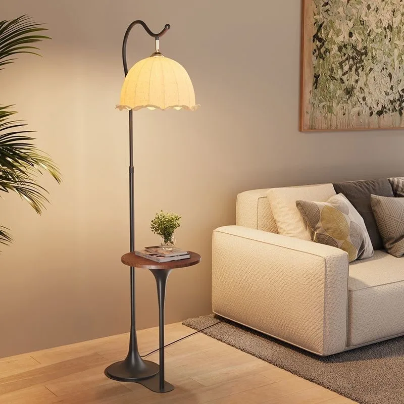 Nordic floor lamp living room sofa bedroom bedside tea room homestay warm internet celebrity full spectrum vertical desk lamp