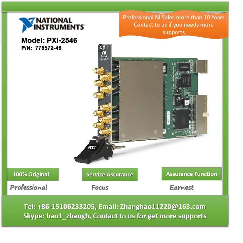 NI PXI-2546 778572 -46 Interruptores Instrumentos Modulares