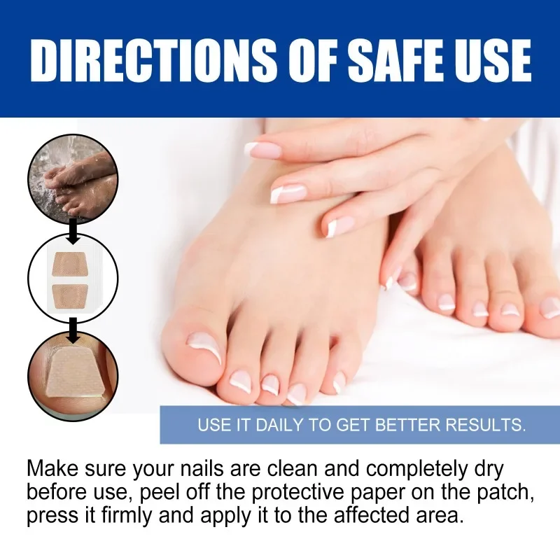 10 Sheet Extra Strength Nail Repair Patches Fast Effective Toenail Damaged Discolored Brittle Nails Renewal Fingernails Sticker