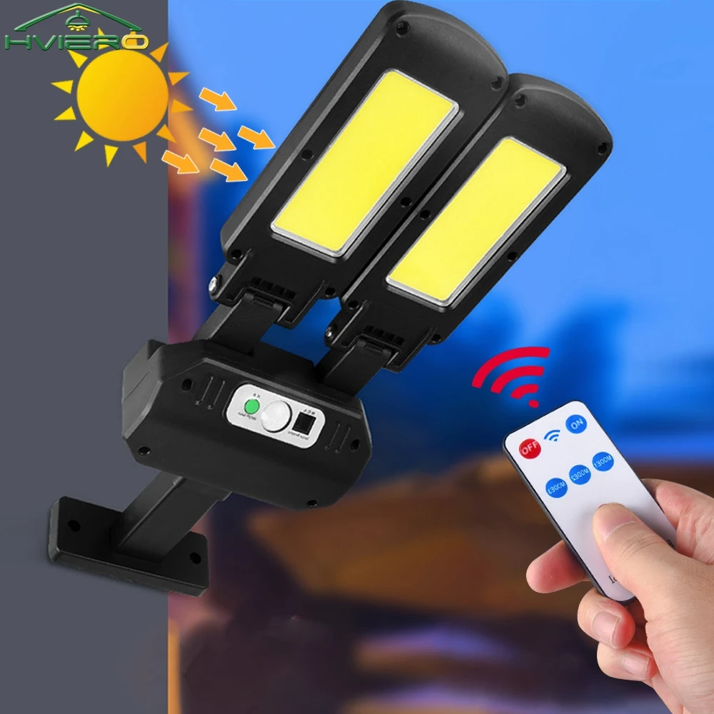 

Solar Lamps Motion Sensor Weatherproof Wide Angle Wall Lights 2COB Powered Outdoor IP65 Waterproof Garden Villa Smart Illuminate