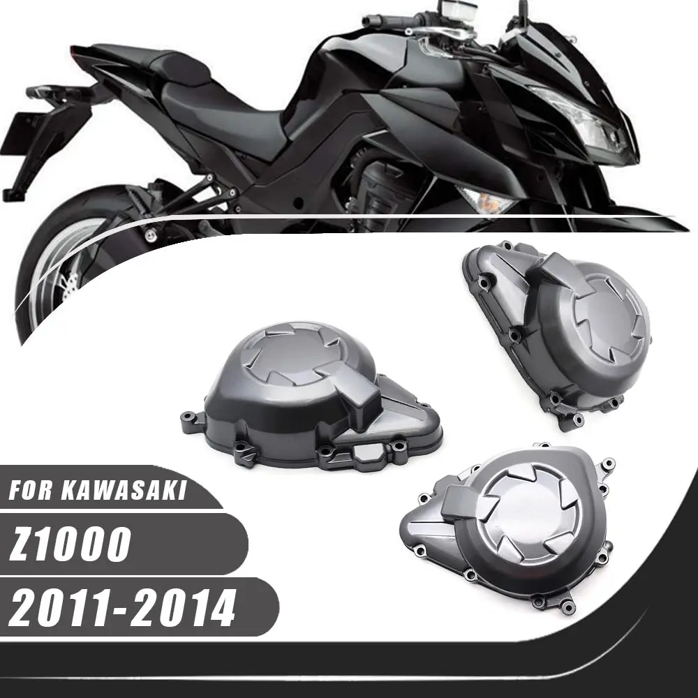

Fit Z1000 Motorcycle Accessories Left Engine Stator Cover Crankcase For 2011-2014 Kawasaki Z1000 2011 2012 2013 2014