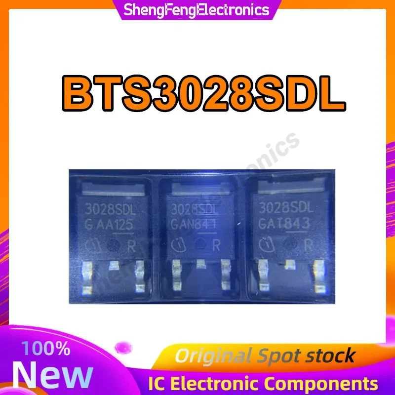 5 PCS Novo pacote original BTS3028SDL TO-252 chip de interruptor eletrônico de potência