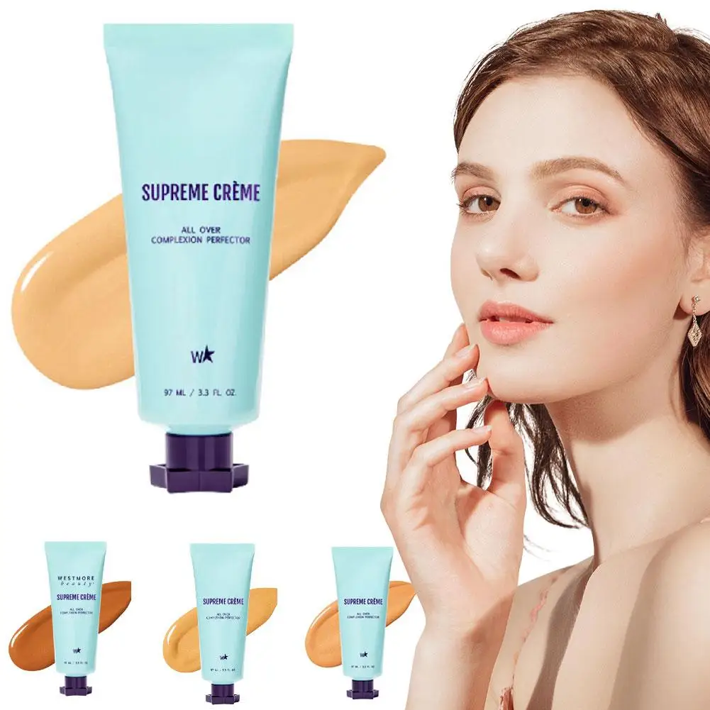 Todo corretivo maquiagem cobertura natural rápida invisível tom-noite loção facial manchas espinhas olheiras cobertura completa foundati