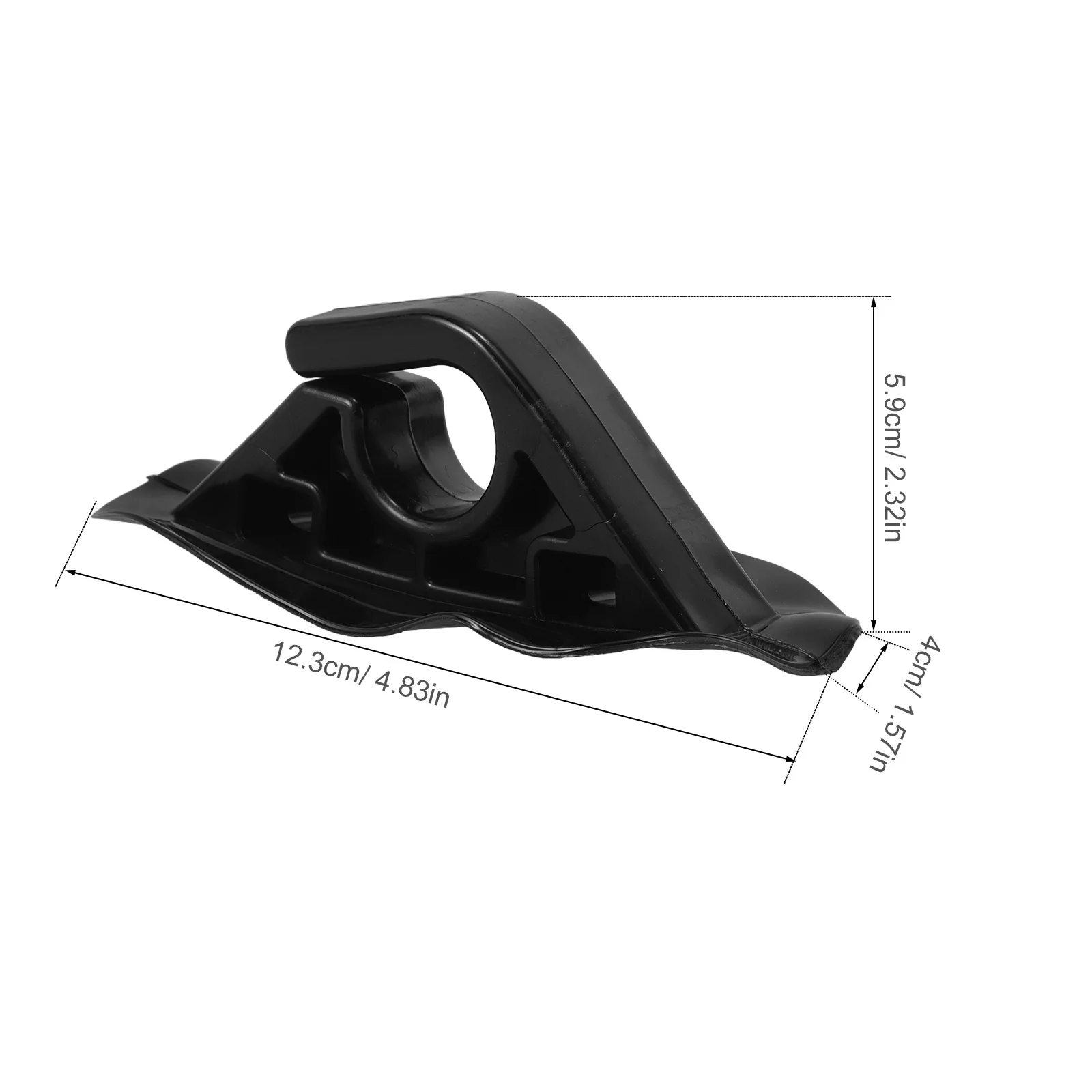 2개입 카약 패들 홀더 클립 내구성과 탄력성 있는 팽창식 보트용 패들 마운트 카약 모험에 적합