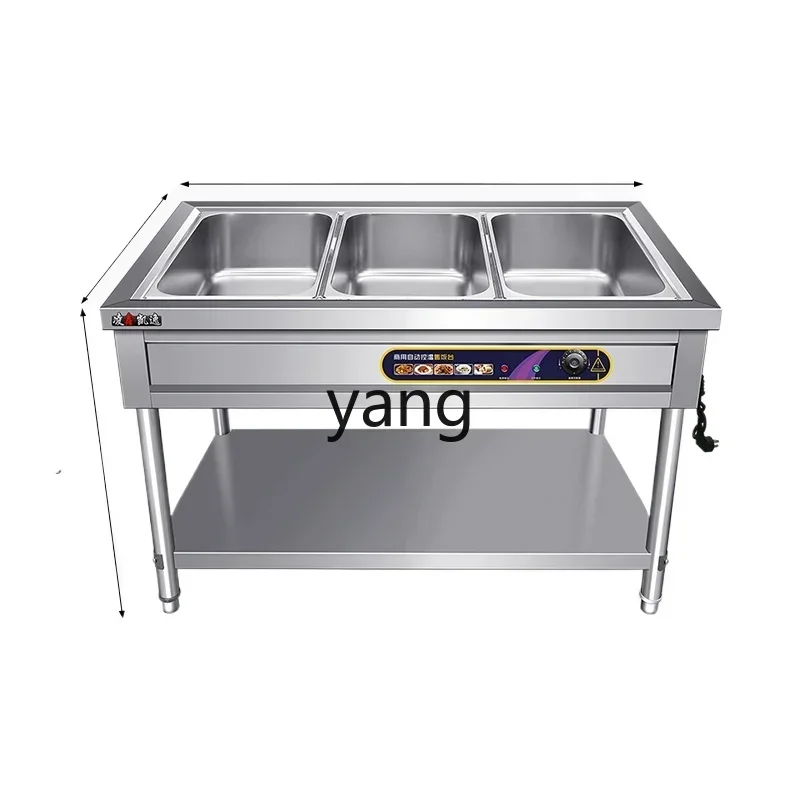 ZL intelligent anti-dry burning stainless steel electric heating and insulation fast food truck