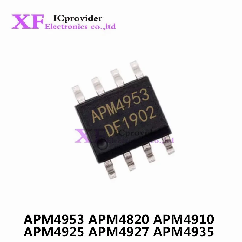 20pcs New APM4953 4953 APM4820 APM4910 APM4925 APM4927 APM4935 Dual P-Channel Enhancement Mode MOSFET SOP-8