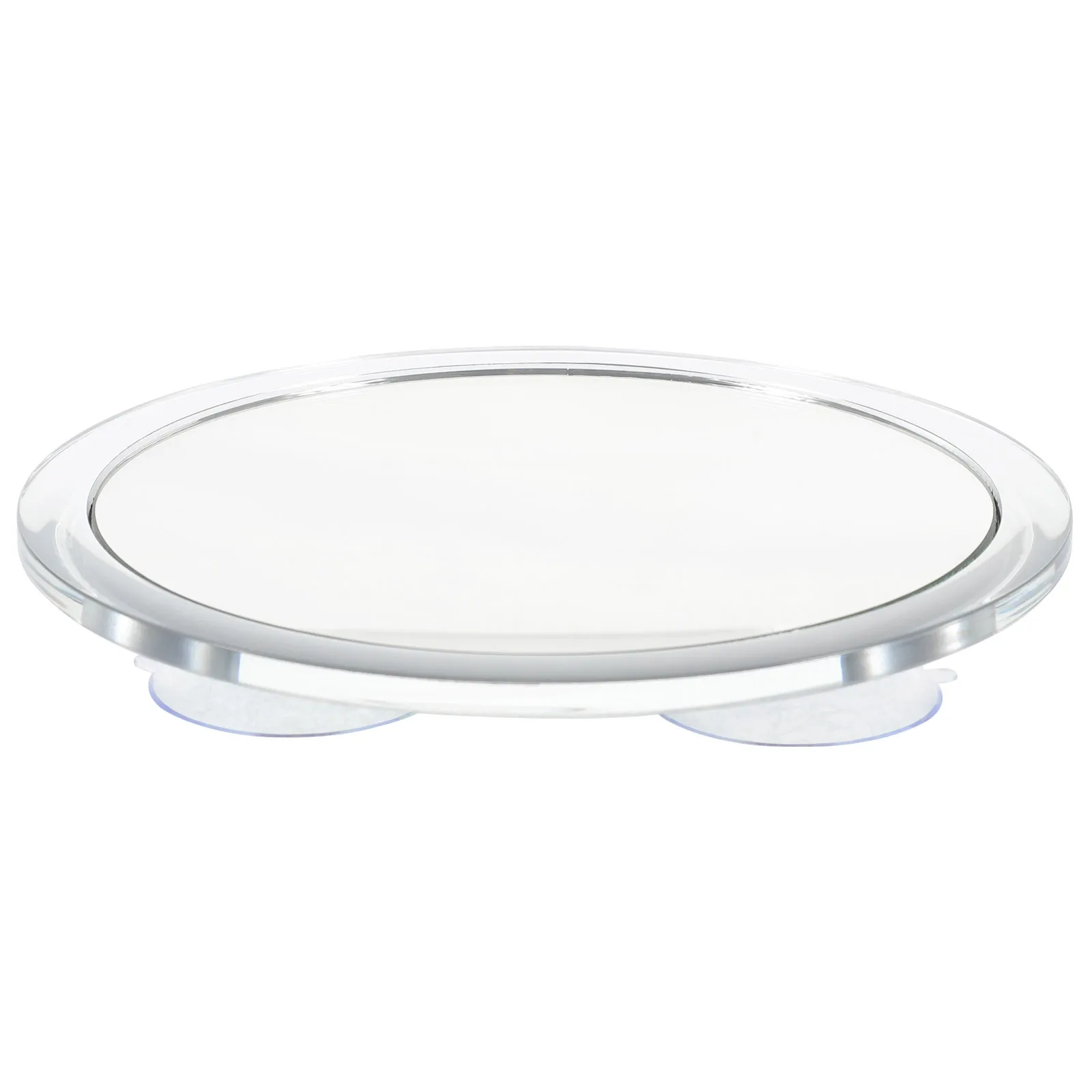 

Portable Magnifying Makeup Mirror with Strong Suction Cup for Bathroom Wall Use Clear Distortion-Free Reflection Compact Design