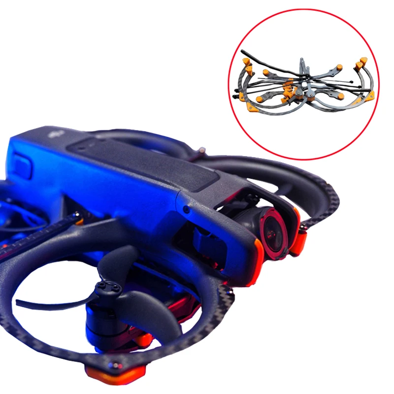 

1Set Ultra-light Carbon Fiber Protective Ring Anti-collision Propeller Guard Bumper Impact Protectors for DJI AVATA 2 RC Drone