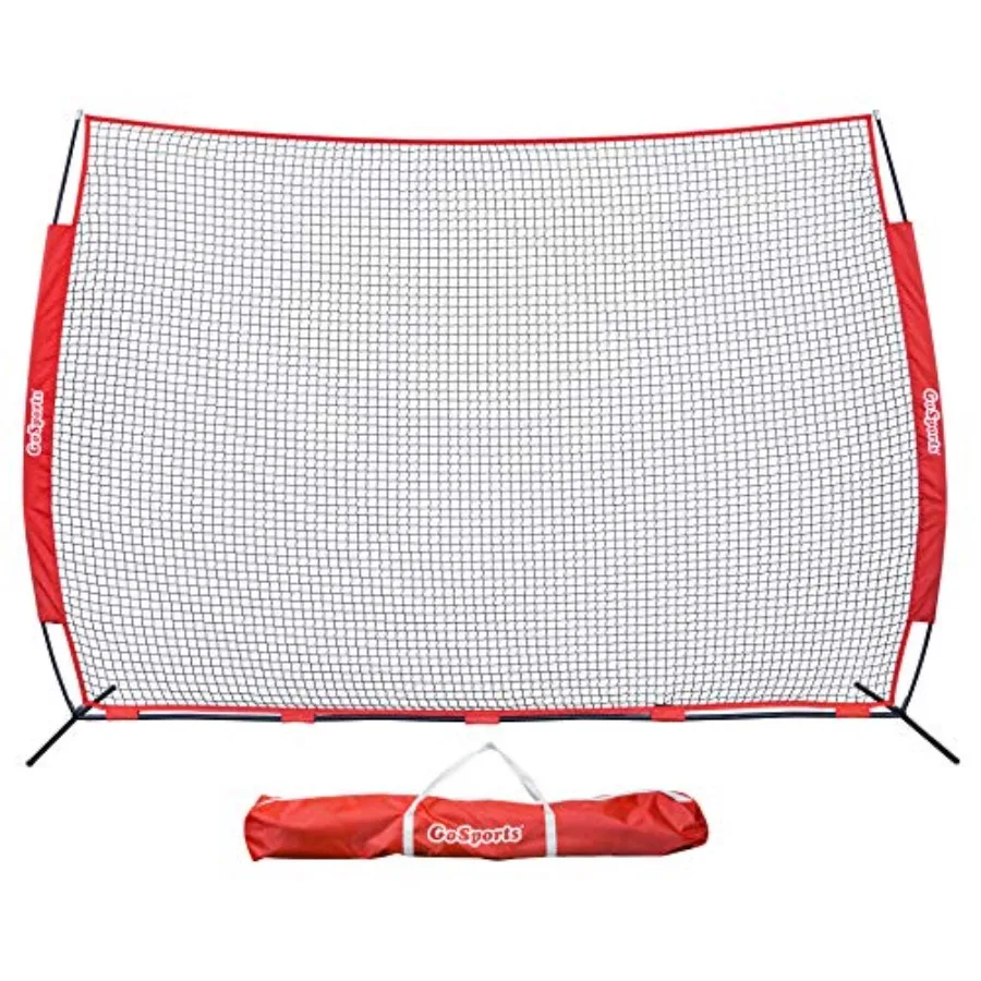 

Portable Sports Barrier Net 12 ft x 9 ft or 20 ft x 10 ft - Durable Polyester - Black - Lightweight with Carry Bag for Easy Tra