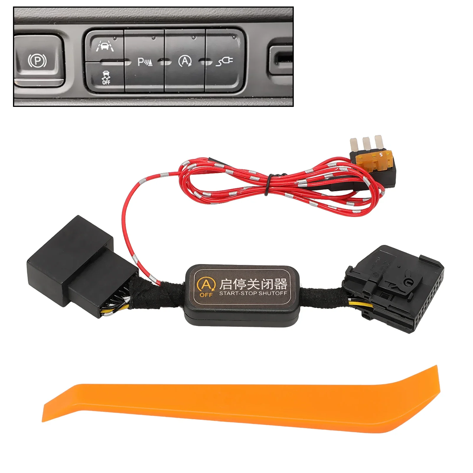 Stop Start Motor System Disactivation Cable Disabled Eliminator for 2021-2025 GMC Yukon Chevy Tahoe and Chevy Suburban