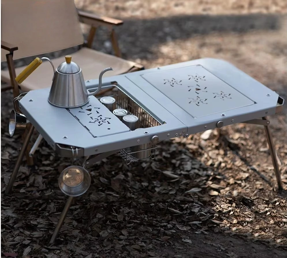 Outdoor Folding Table with Modular Design for Versatile Camping and Picnic Use Lightweight Portable Surface